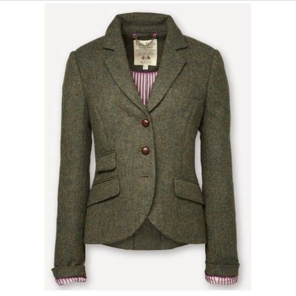 Jack Will Wool Blazer with leather buttons NWOT - Picture 3 of 8